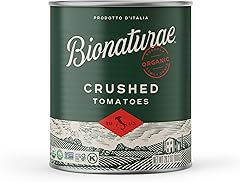 Bionaturae Organic Crushed Tomatoes - Crushed Tomatoes Can, Crushed Tomatoes Organic No Salt, Keto Friendly, Non-GMO, No Adde
