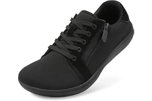 SKASO Mens Barefoot Walking Shoes Wide Toe Zero Drop Minimalist Shoes Comfortable Casual Shoes for Gym Driving Office