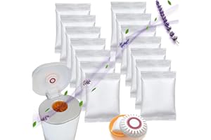 NewKe 14 Pcs Lavender Scent Baking Soda Refills for Puck Baking Soda Cartridge, Diaper Pail Deodorizer Replacement Odor Eliminator Compatible with Munchkin Step and Pall Diaper Pails