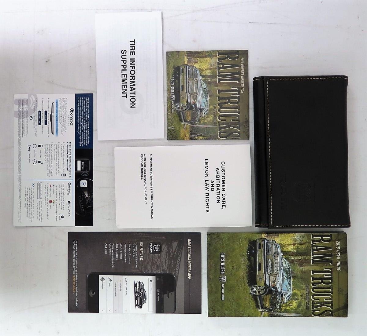 Amazon.com: 2016 Dodge Ram Trucks 1500/2500/3500 Owners Manual: RAM: Car  Electronics