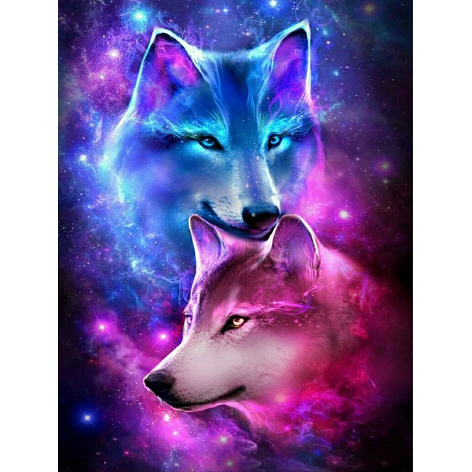 MXJSUA 5D Diamond Painting - Adults Wolves Animals Wall Decor 30x40 CM