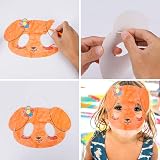 Heveer 24 Pack Animal Cardboard Colour-In Masks Kids DIY Graffiti Art Craft view 6