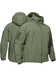 TACVASEN Men's Multipocket Concealed Hood Tactical