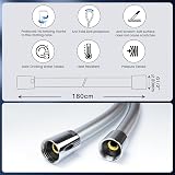 YEAUPE Shower Head and Hose with Filter 6 Modes High Pressure 1.5M Hose view 6