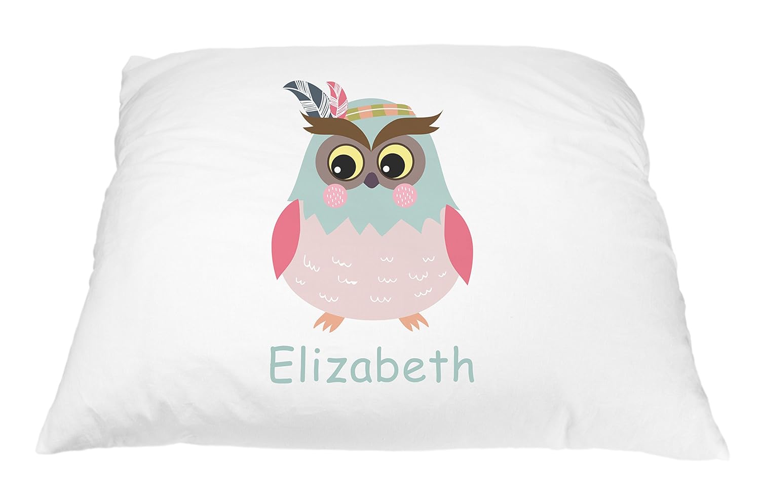 Personalized Owl Pillowcase Owl Pillow Cover Personalized