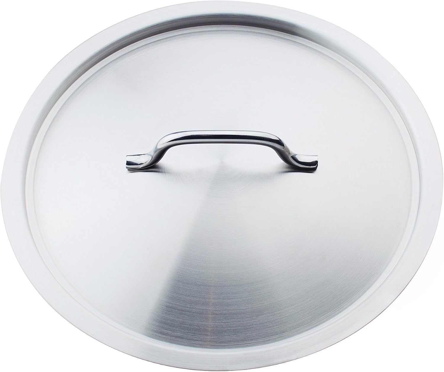 Pentole Agnelli Stainless Steel Lid With Steel Bridge, Diameter 45 Cm, Silver