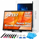 TRGSLKSS A2337 Screen Replacement A2337 LCD for 13 inches MacBook M1 air 2020 Year 2560x1600 Replacement LCD Full Assembly for EMC 3598 MGN63 Space Grey