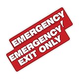Sticky Expressions | Emergency Exit Only Sign