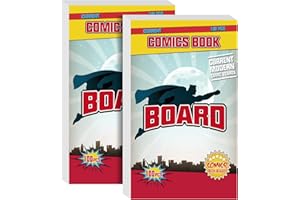 200ct Current Comic Book Boards, KKU 29 pt Acid Free Comic Book Backing Boards for Comic Book Storage, Thick and Durable Clear Morden Comic Boards White