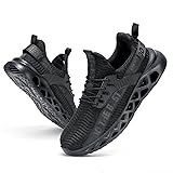 Furuian Steel Toe Sneakers for Men Women