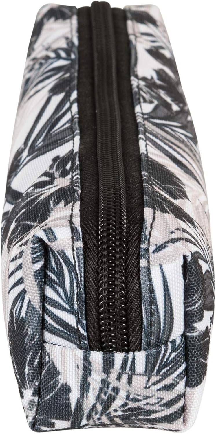 Pencil Bag Pencil case mini Fashion peppers Flowers 26405, Black/White, 21 x 6 x 4 cm - Image 4