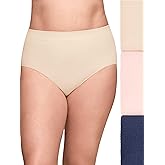 Olga womens Olga By Warners Women's No Pinching No Problems 3 Pack Seamless High Waist Brief