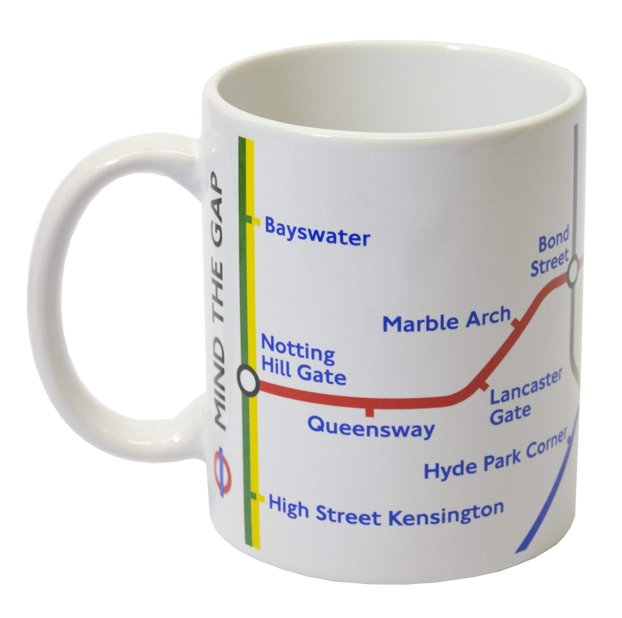 Licensed Official TFL London Underground™ Tube Map Ceramic Mug White 280 ml