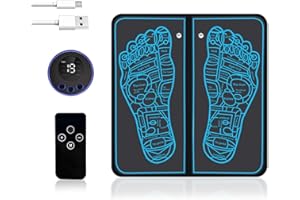 Beyn Health Expert Electronic Stimulator - Feet Massager Mat for Pain Plantar Relief,Muscle Relaxation, Portable & Rechargeable Foot Stimulator with 8 Modes &19 Levels with Remote Control-6
