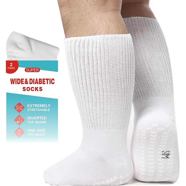 2 Pares De Calcetines De Compresión Para Aliviar El Dolor De La Neuropatía, Con Soporte Para El Arco Del Tobillo, Talla L-XL, Color Negro Y Amarillo | En Línea