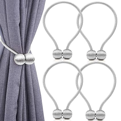 Amazon Com Pamiso Curtain Tie Backs Magnetic 4 Packs Decorative