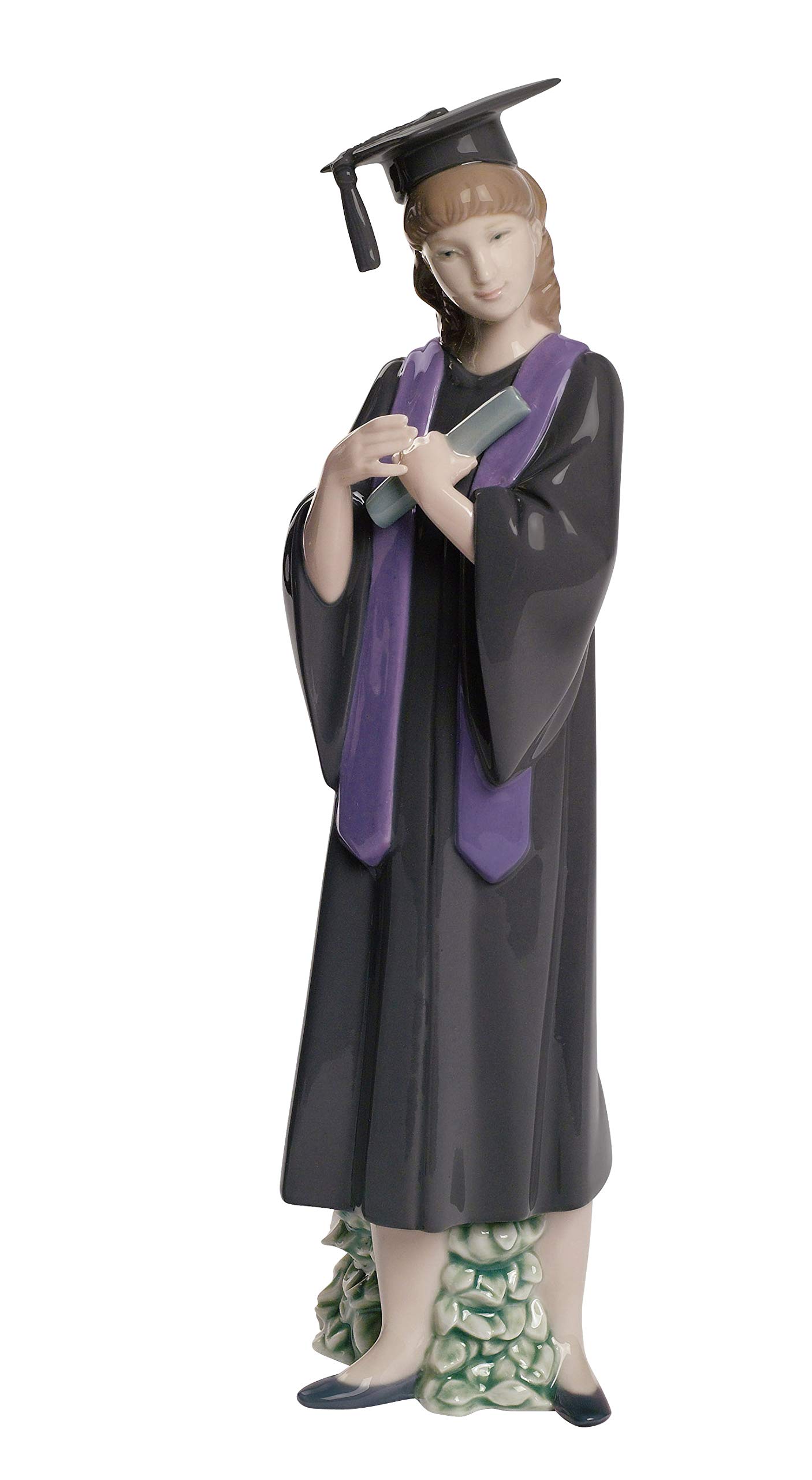 NAO Graduation Joy. Porcelain Graduate Figure.