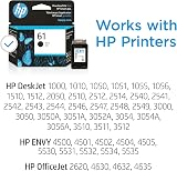 HP 61 Black Ink Cartridge CH561WN Original HP Printer Ink view 2