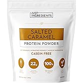 Salted Caramel Protein Powder – 30-Serving Blend with 100% Grass-Fed Whey & Organic Plant Proteins – Flavored with Real Ingredients – Supports Muscle Recovery & Energy