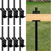 ICokin T-Post Bracket Hanger, T Post Bracket Target Mount，AR500 Steel Target Bracket
