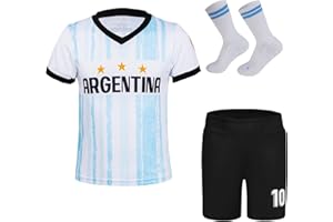 Cnins Kids Soccer Jersey Kit for Boys & Girls - Youth Soccer Football Training Gifts (2T-14Y)