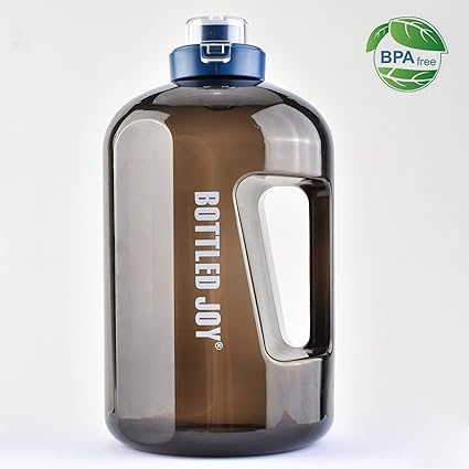 Bottled Joy 1 Gallon Water Jug With Leakproof Flip Top And Handle