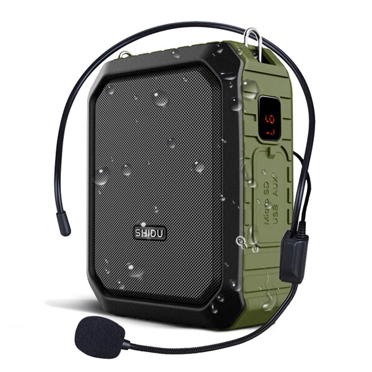 Photo 1 of **UNTESTED**
Voice Amplifier for Teachers, Portable Speaker with Wired Microphone, Personal PA System and Megaphone, 18W, 4400mAh, Feature Bluetooth, Record, Waterproof, for Teaching, Speech Tour Guide M800