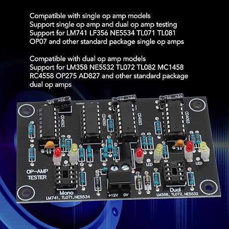 Douk Audio HiFi Discrete Op Amp Module – NE5534/OPA627/604/SS3601 Compatible, Single/Dual Channel