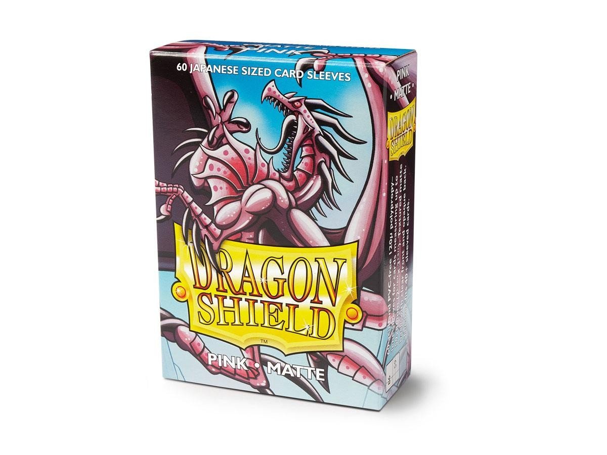 Dragon Shield Small Sleeves - Japanese Matte Pink (60 Sleeves)