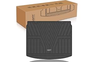 LASFIT Cargo Liner for Honda CR-V 2026 2025 2024 2023 (Gasoline & Hybrid & e:FCEV) All Weather TPE Car Trunk Mat (Upper Position), Cargo Only Black