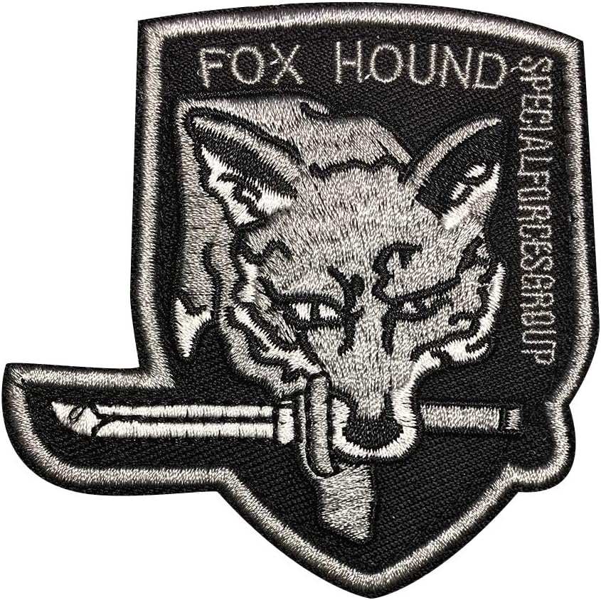 Morton HomeMorton Home Metal Gear Fox Hound Special Force Original Logo Patch (Black)