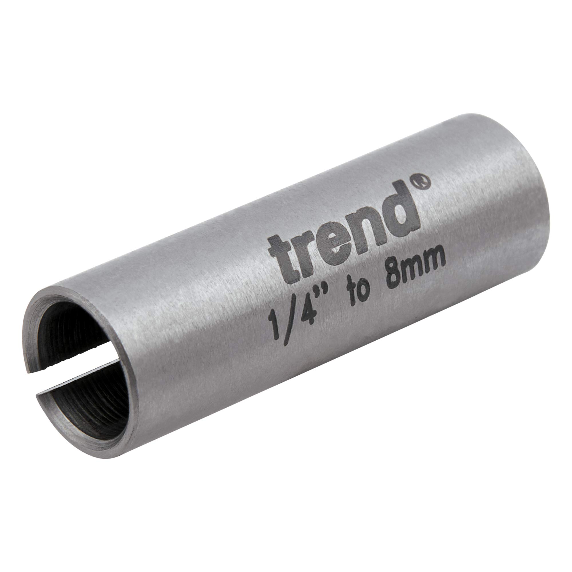 Trend Collet Sleeve, 6.35mm to 8mm Reduction Sleeve for Smaller Shank Cutters, CLT/SLV/638