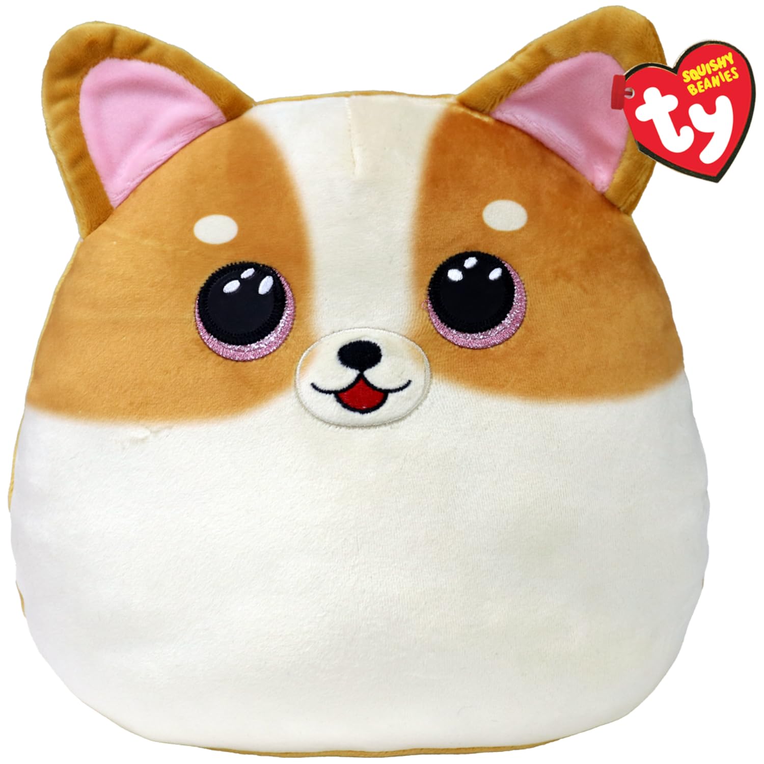TY Tanner Dog Squish a Boo 10 Inches - Squishy Beanies for Kids, Baby Soft Plush Toys - Collectible Cuddly Stuffed Teddy
