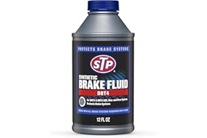 STP Synthetic Brake Fluid, Dot 4 Brake Fluid Protects Brake Systems, ABS, Disc and Drum Systems, 12 Oz, STP