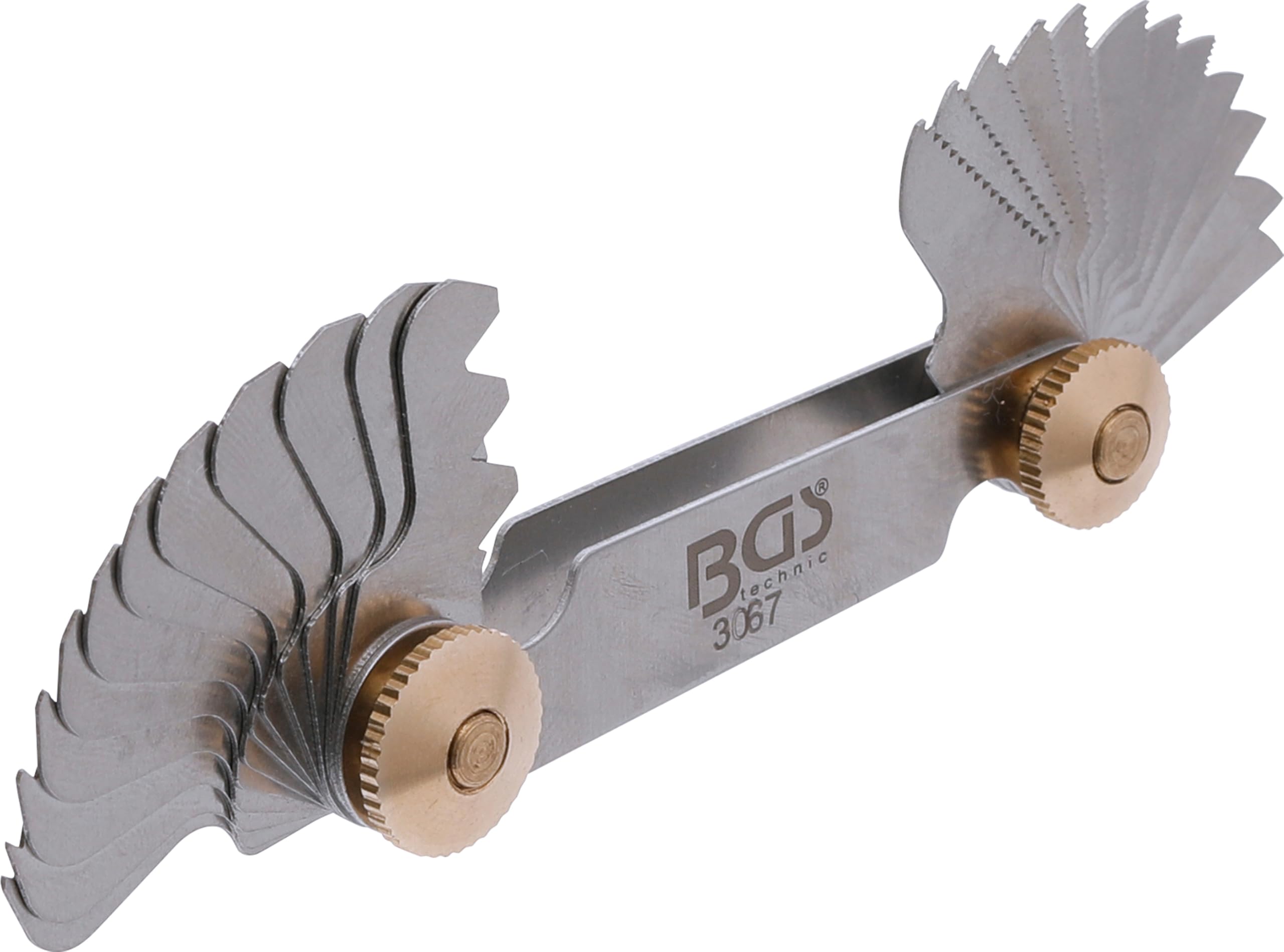 BGS 3067 | Screwpitch Gauge | 24 Blades | Metric 0.25 - 6.00 mm