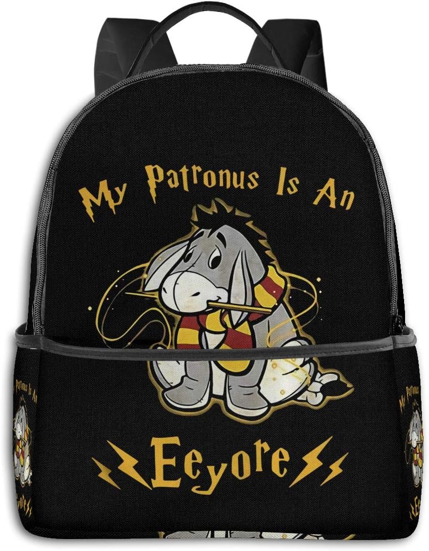 Backpack My Patronus is an Eeyore Laptop Backpack Fashion Theme School Backpack