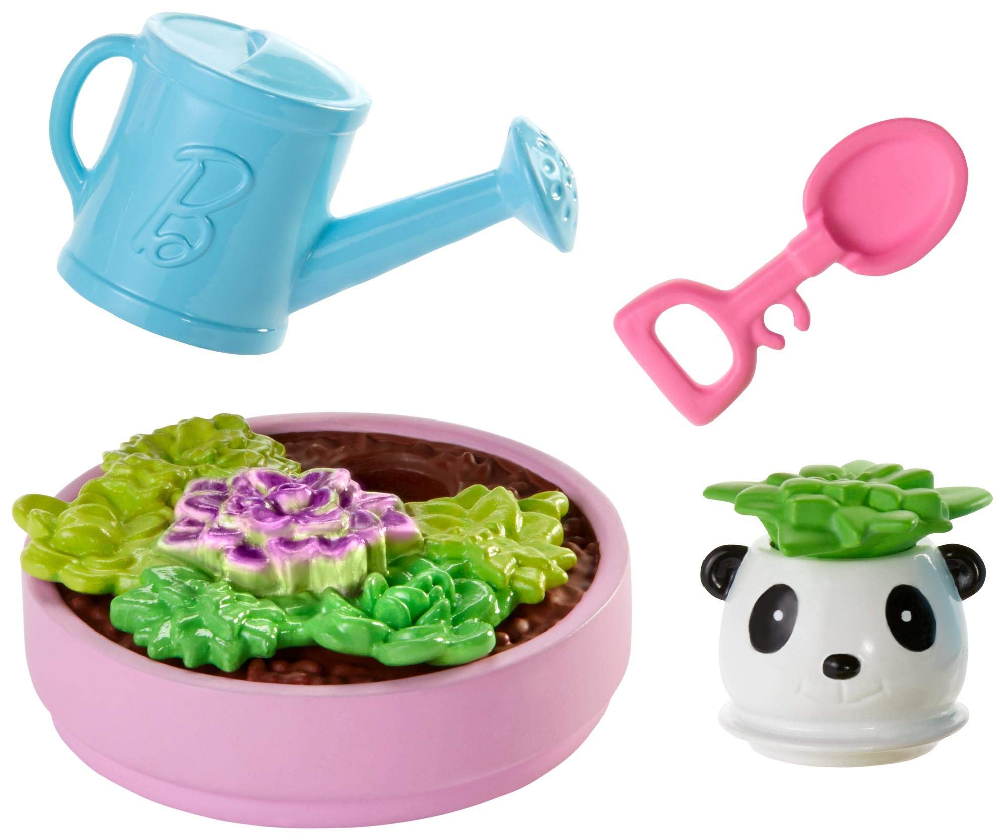 Barbie Accessory Pack, 4 Pieces, with Planter and Succulent Accessories