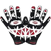 AIGEVTURE Youth Football Gloves Kids Receiver Gloves Sticky Football Gloves for Boys Girls