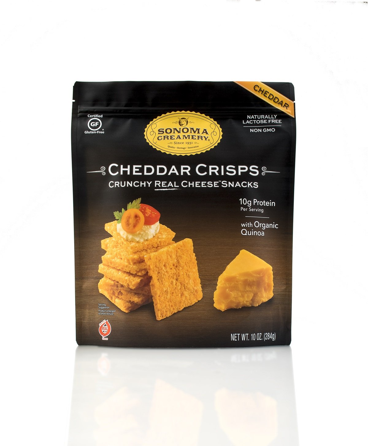 Sonoma Creamery Bacon Cheddar Crisps 10 OZ