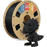 OVERTURE Matte PLA Filament 1.75mm, 1kg Matte Black | Low Warp &amp; Smooth Finish, 1kg (2.2lbs) Dimensional Accuracy +/- 0.02mm, Fit Most FDM Printer (Matte Black)