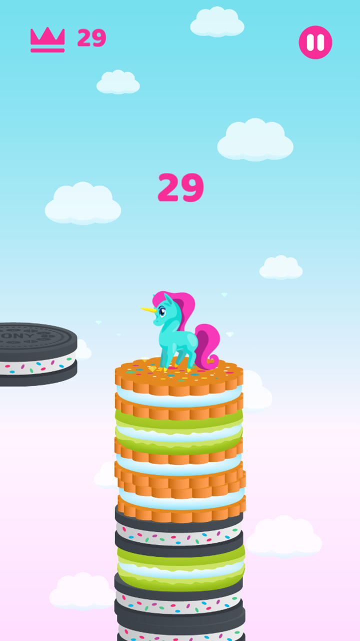 Stack Pony Jump My Unicorn Little Stack Up Tower Jump Free Stacking