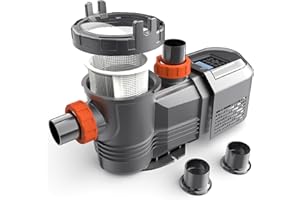 VARMINPOOL Pool Pump Inground 3.0HP with 11359GPH High Flow DC Motor, Variable Speed Pool Pump for Inground and Above Ground Swimming Pool, with Programmable Timer and Rain Cover, 220V