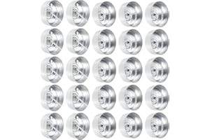 SAFIGLE 400pcs Aluminum Tea Light Candle Molds 2.6cm Wicks, DIY Candle Making Containers for Home Decor and