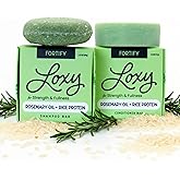 Loxy Fortify Shampoo and Conditioner Bar Set | Fortifying Rosemary Oil and Rice Protein | Hair Strengthening and Volumizing | Made in USA