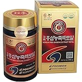 Pocheon 240g(8.5oz), 100% Pure Korean 6Years Root Panax Red Ginseng Extract Royal, 70% Solid State, Saponin, Natural Immune Support