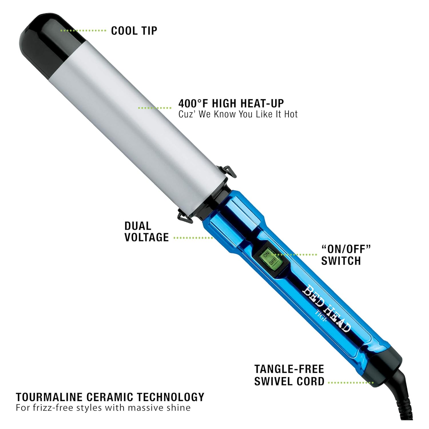 Bed Head Curlipops Curling Wand, Loose Curls, 1.5 IN: Beauty