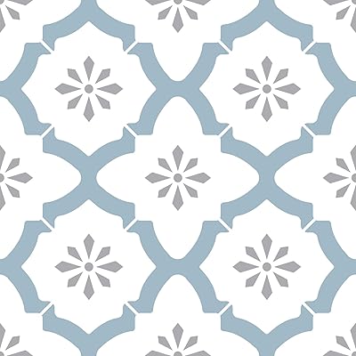 FloorPops FP2943 Alfama Peel &amp; Stick Floor Tile, Multi-Color