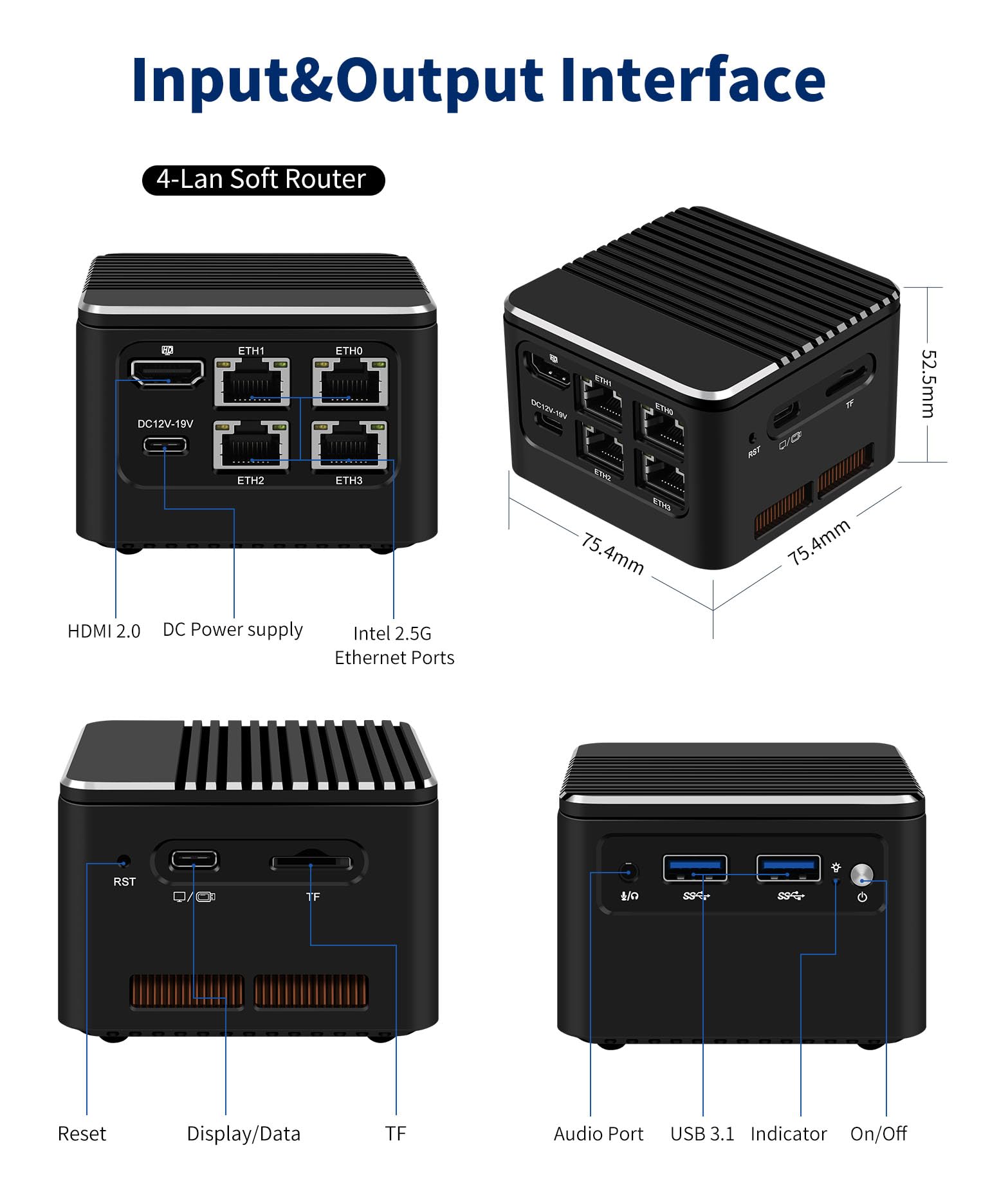 Mua M1 Plus Mini PC with i3-N305 CPU All-in-one, DDR5 16G RAM 512G SSD ...