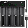 Amazon.com: 18650 Battery Charger,21700 Battery Charger,3.7V Lithium ...