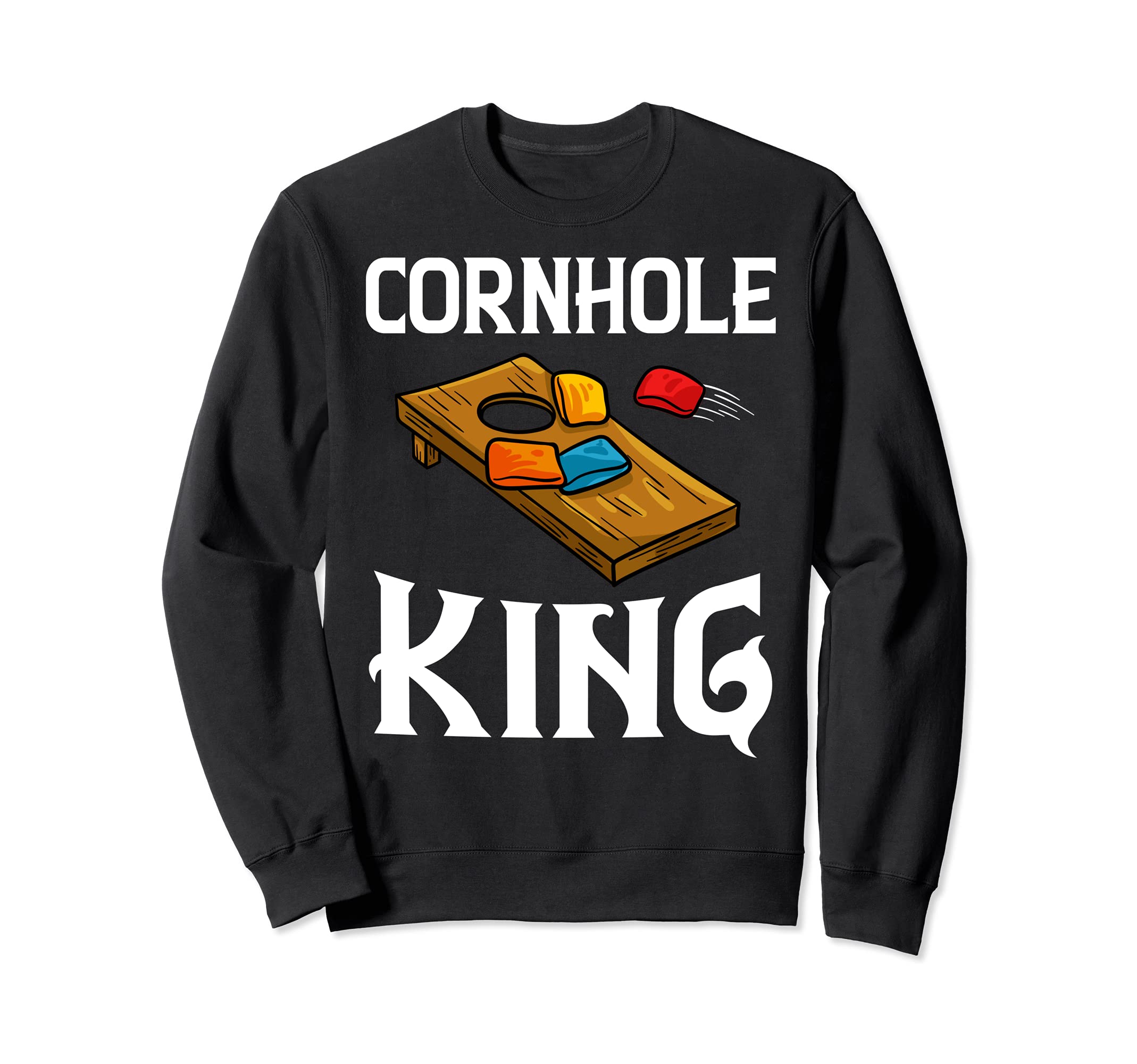 Cornhole Board Game Bags Rules Player Sweatshirt
